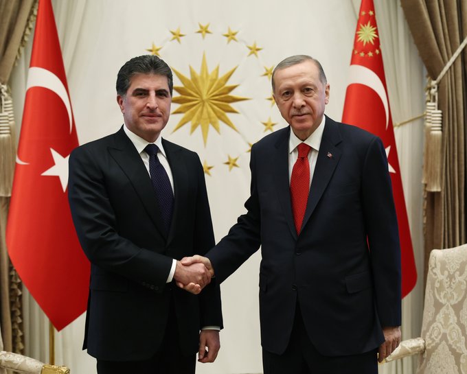 Erdogan, Barzani yi kabul etti