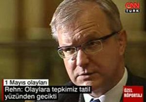 Olli Rehn den Başsavcıya Gönderme