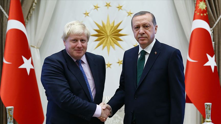 Erdoğan Boris Johnson ile görüştü