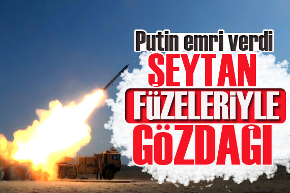 Putin emri verdi: Şeytan füzeleri test edildi