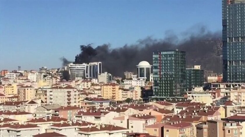 Maltepe de büyük yangın!