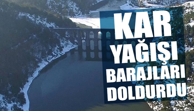İstanbul da barajlar dolmaya devam ediyor