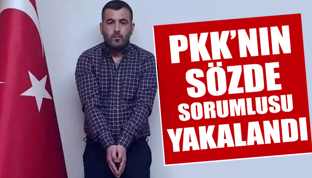 PKK nın sözde sorumlusu yakalandı