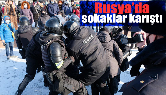 Navalny protestoları Rusya yı karıştırdı