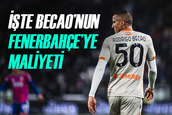 İşte Rodrigo Becao nun Fenerbahçe ye maliyeti!