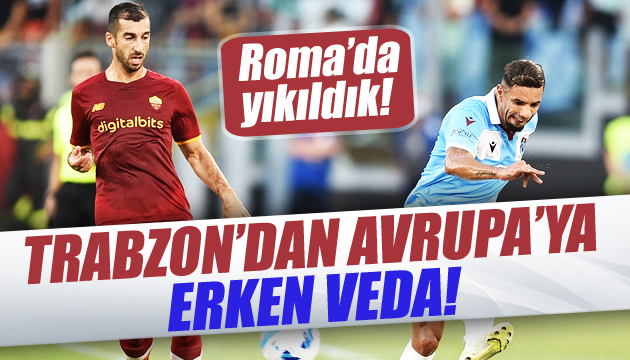 Trabzonspor dan Avrupa ya erken veda