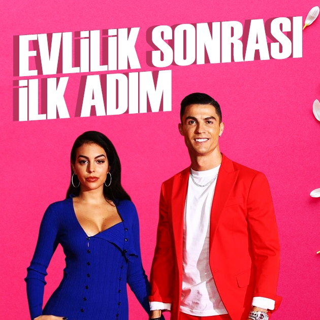 Georgina Rodriguez evlilik sonrası Cristiano Ronaldo'nun üç çocuğunu evlat edindi