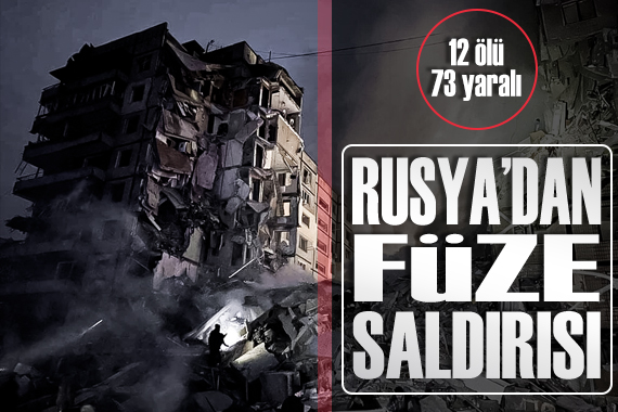 Rusya dan Ukrayna nın Dnipro bölgesine füzeli saldırı: 12 ölü 73 yaralı