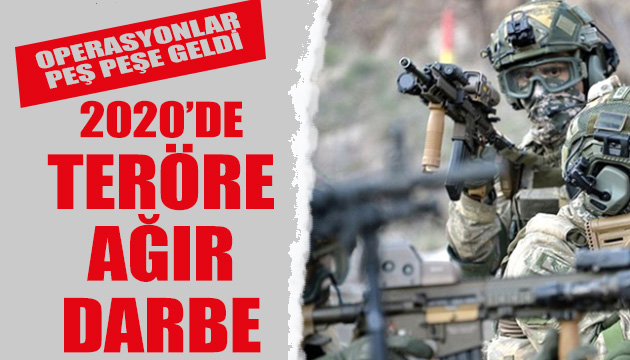 2020 de teröre ağır darbe