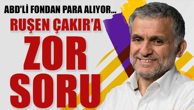 Fondan para alan Ruşen Çakır a zor soru!