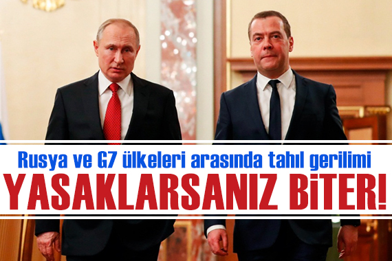 Rusya ve G7 ülkeleri arasında tahıl anlaşması krizi!