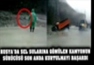 Sürücü Son Anda Kurtuldu...