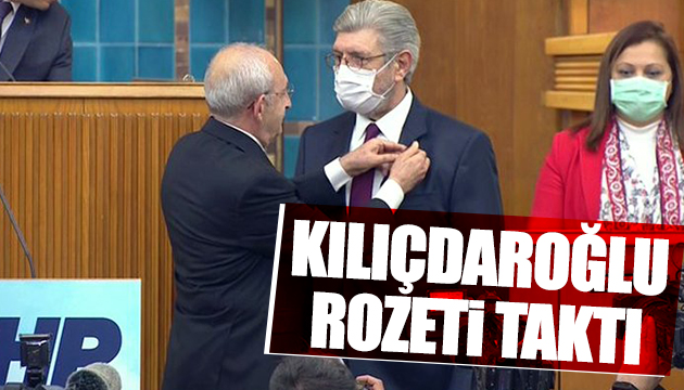 Cihangir İslam a rozeti Kılıçdaroğlu taktı