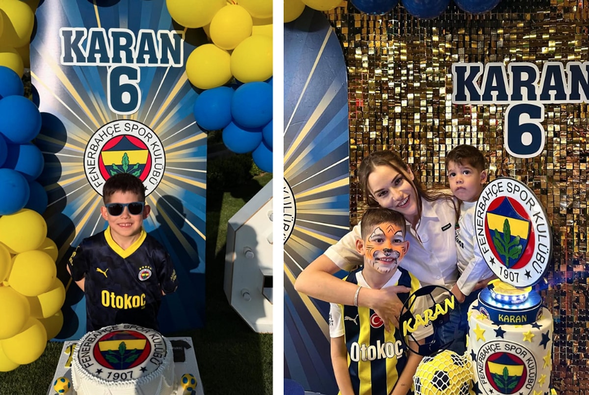 Fahriye Evcen ile Burak Özçivit in oğlu Karan 6 yaşında