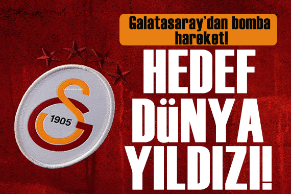 Galatasaray dan bomba hareket! Hedefi dünya yıldızı