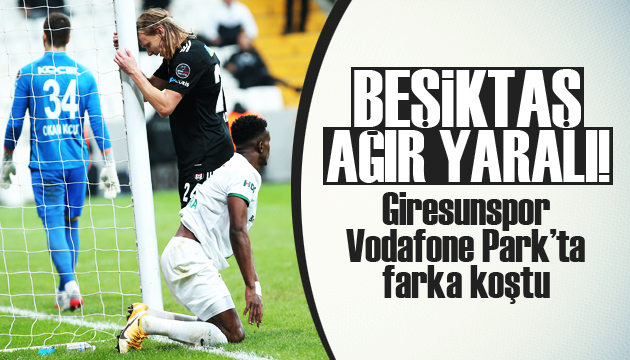 Giresunspor farka koştu! Beşiktaş ağır yaralı
