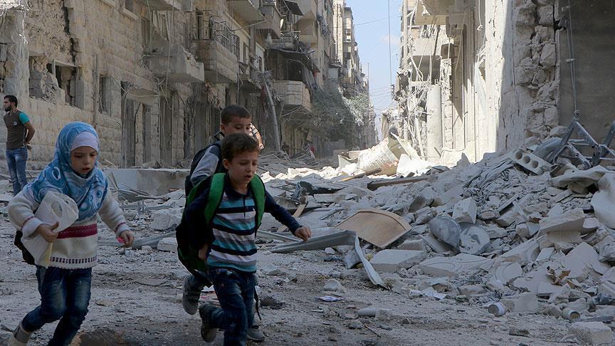 Halep e hava saldırısında 9 kişi öldü