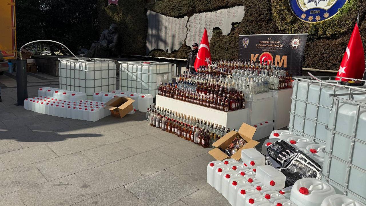 İstanbul da sahte içki operasyonu