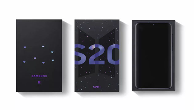 Samsung, Galaxy S20+ ve Galaxy Buds+ BTS özel serisi tanıtdı