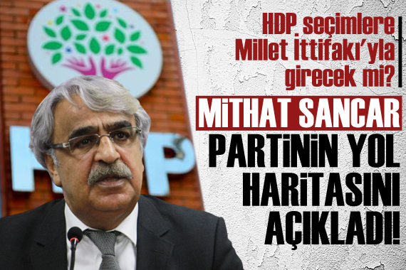 HDP seçimlere Millet İttifakı yla girecek mi? HDP li Sancar, yol haritasını paylaştı