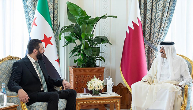 Şara, Katar Emiri görüşmesi