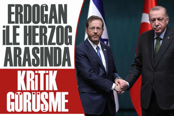Erdoğan ile Herzog arasında kritik görüşme