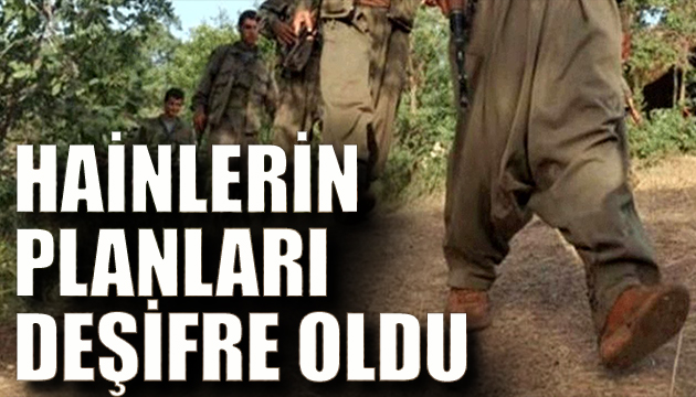 Teröristlerin hain planı deşifre oldu