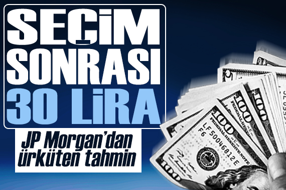 Seçim sonrası flaş dolar tahmini:  30 lira olacak 