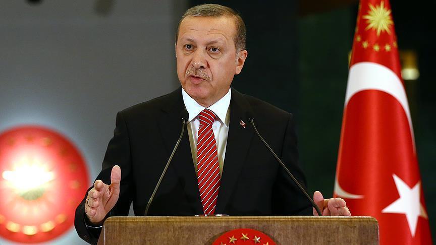 Erdoğan:  Terör örgütleriyle milli seferberlik ruhu içinde mücadele edeceğiz 