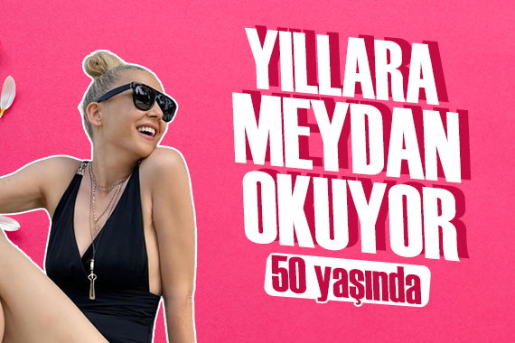 Şebnem Dönmez in mayolu pozuna beğeni yağdı