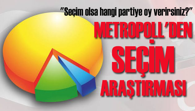 Metropoll den seçim araştırması