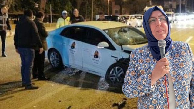 AK Parti milletvekili adayı kaza geçirdi