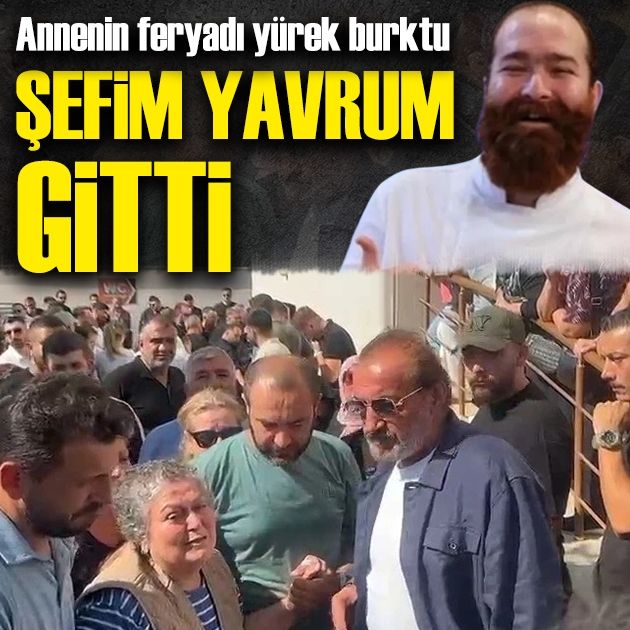 Kızıl Sakal'ın cenazesinde yürek burkan anlar: Acılı anne Mehmet Şef'e sarılıp feryat etti