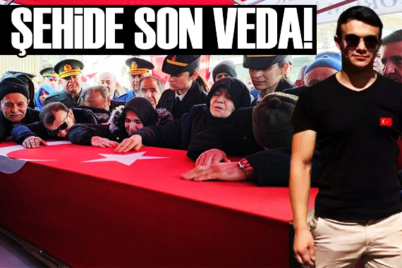 Şehit Mustafa Uslu, son yolculuğuna uğurlandı: Şehidin babasının sözleri yürekleri yaktı