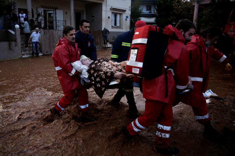 Yunanistan da sel felaketi