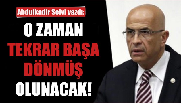 Abulkadir Selvi'den Enis Berberoğlu yazısı