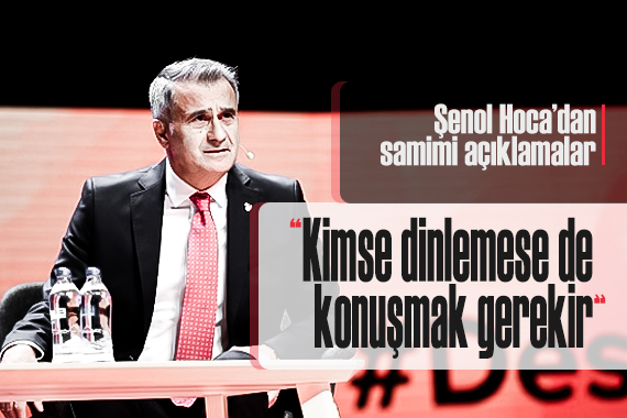 Beşiktaş Teknik Direktörü Şenol Güneş ten samimi açıklamalar!