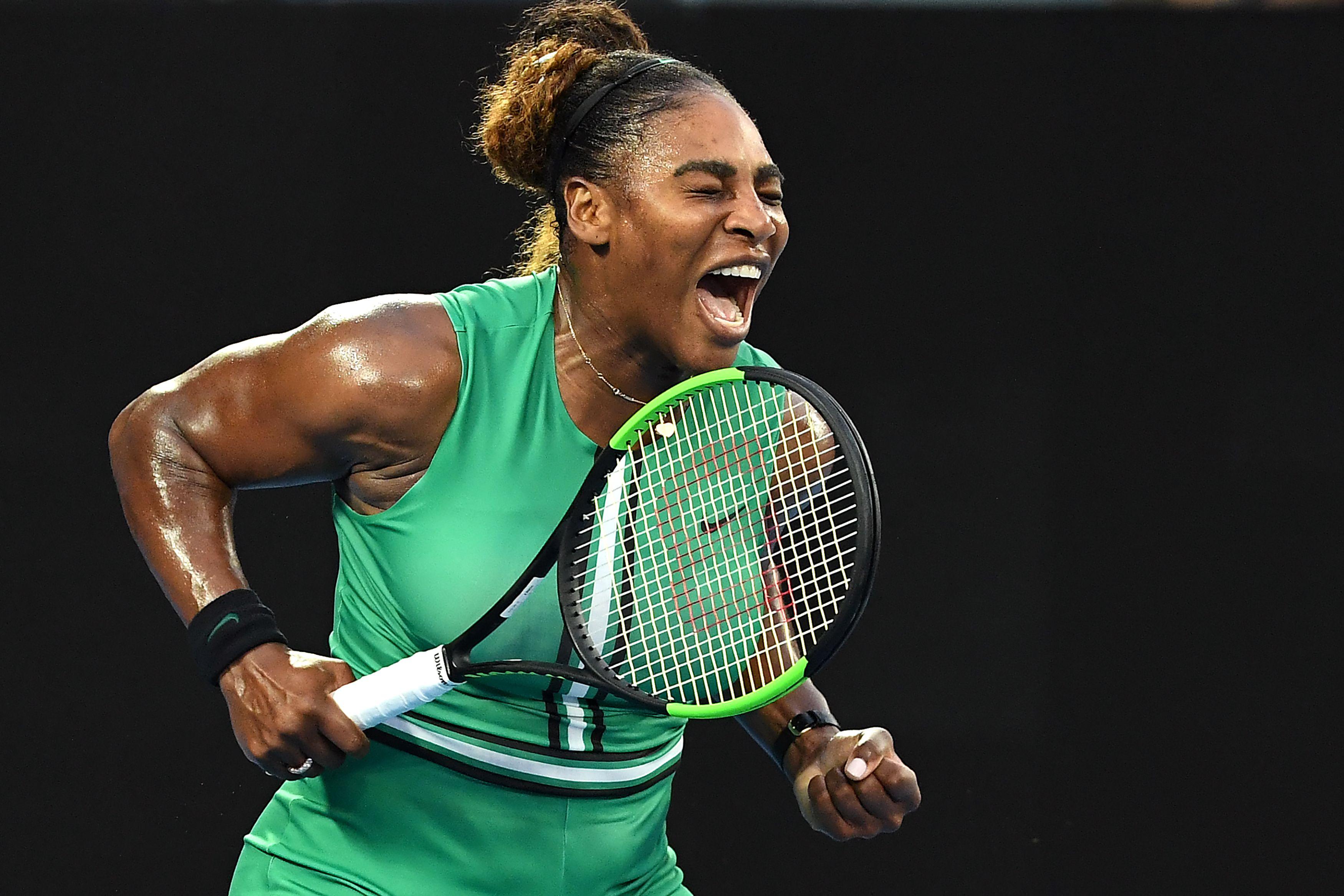 Serena Williams Avustralya Açık ta yoluna devam ediyor