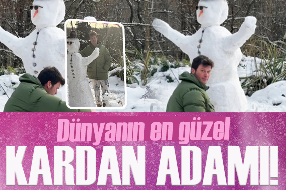 Başak Dizer: Dünyanın en güzel kardan adamı!