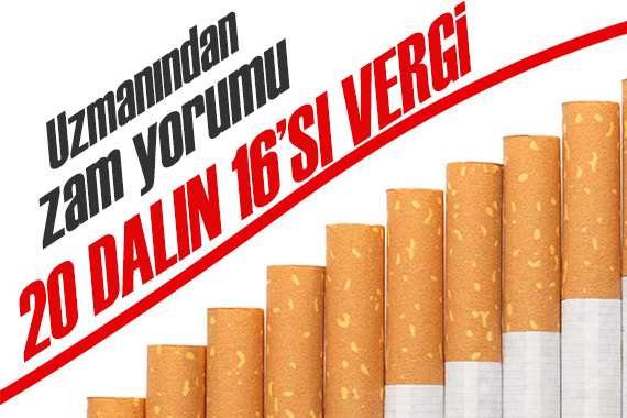 Bingöl: Sigara paketindeki 20 dalın 16 sı vergi