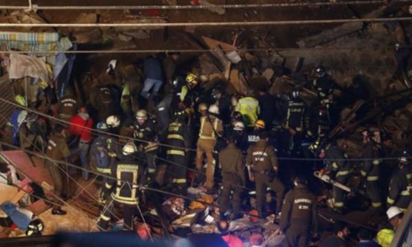 Şili de bina çöktü: 6 ölü