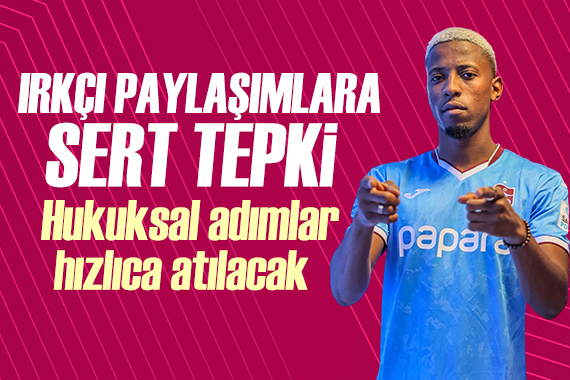 Trabzonspor dan Banza ya yapılan  ırkçı  paylaşımlara tepki