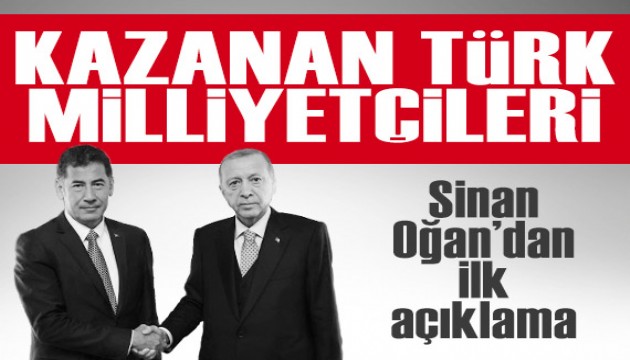 Sinan Oğan'dan ikinci tur sonrası ilk açıklama!