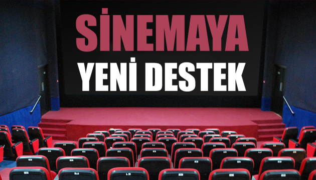 Sinemaya 1,8 milyonluk yeni destek