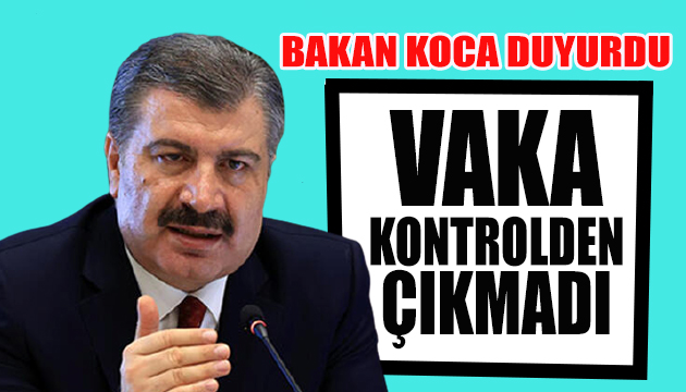 Bakan Koca: Kontrolden çıkmadı