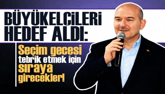 Süleyman Soylu: Erdoğan'ı tebrik etmek için sıraya girecekler!