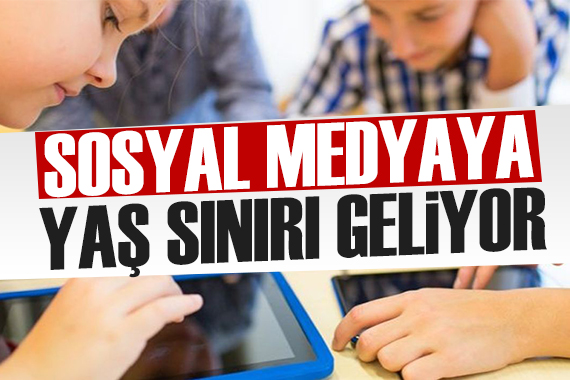 Sosyal medyaya yaş sınırı geliyor!
