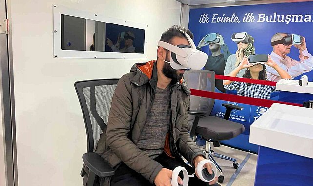 Sosyal Konut Projesinde yapılacak konutlar VR gözlükle tanıtıldı!