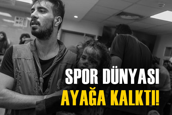 Spor dünyası ayağa kalktı! İsrail in hastane saldırısına tepkiler çığ gibi büyüyor