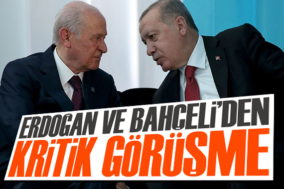 Cumhurbaşkanı Erdoğan, MHP Genel Başkanı Bahçeli ile görüştü